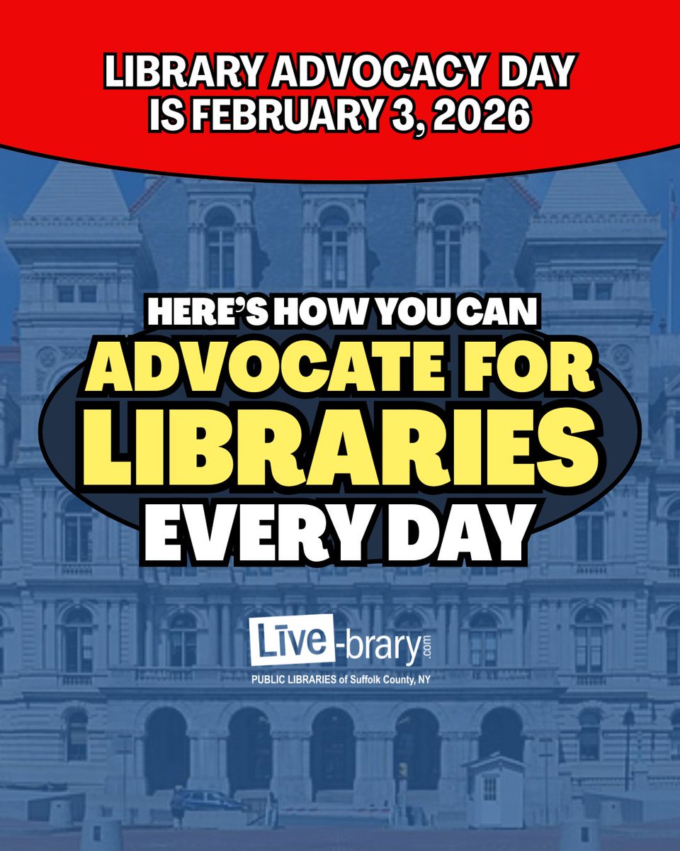 Livebrary | Suffolk County Library System tweet media
