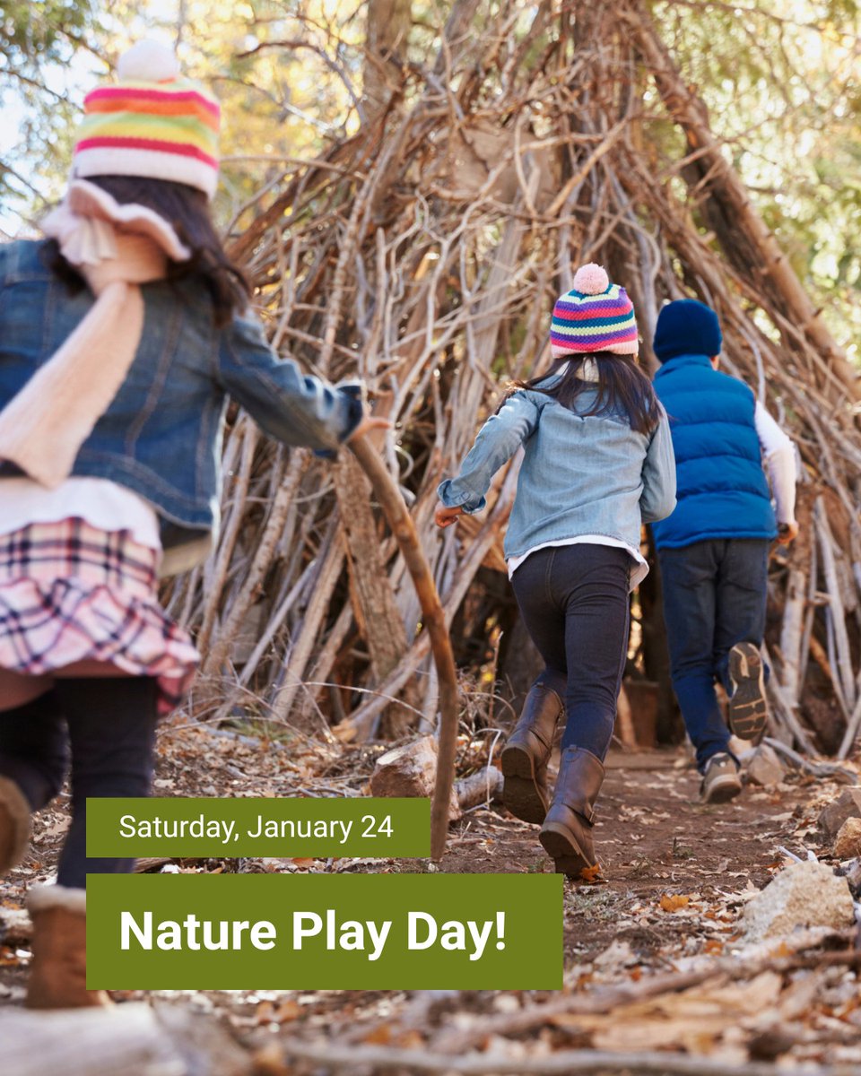 🌿✨ Let little imaginations run wild! Join us January, 24 for Nature Play Day at Prairie Ridge for hands-on outdoor fun with forts, bubbles, paint and more! It's the perfect event for children ages 7 and under. 

Learn more: naturalsciences.org/calendar/event…