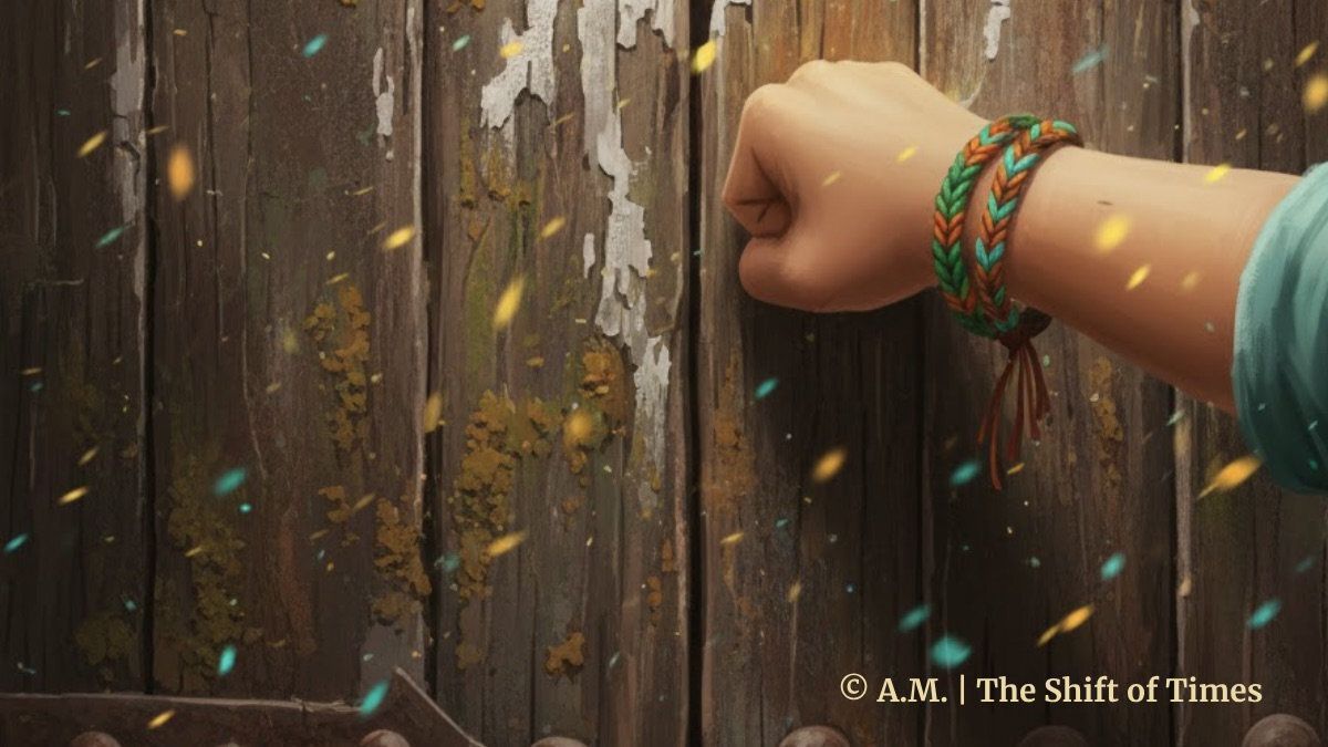 TheShiftOfTimes's tweet image. She knocks. What answers from the other side? #ShiftOfTimes #CozyMystery