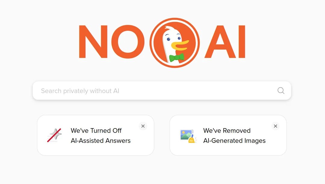 Googleni AI javoblaridan zerikib DuckDuckGoga o'tdim, AI javoblarni butunlay o'chirib qo'yishni iloji borakan