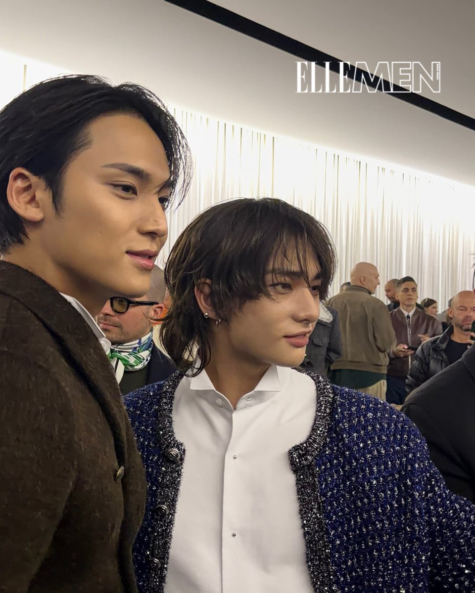 spearhyunnie's tweet image. HYUNJIN WITH SEVENTEEN MINGYU!