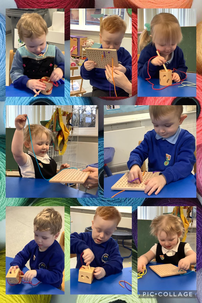StPaulsRCWirral's tweet image. Our Preschool Twos have been busy practising their threading skills.
This hands-on activity helps develop hand–eye co-ordination, concentration, and fine motor skills, while also encouraging patience and focus. Little hands working hard! #workingasone