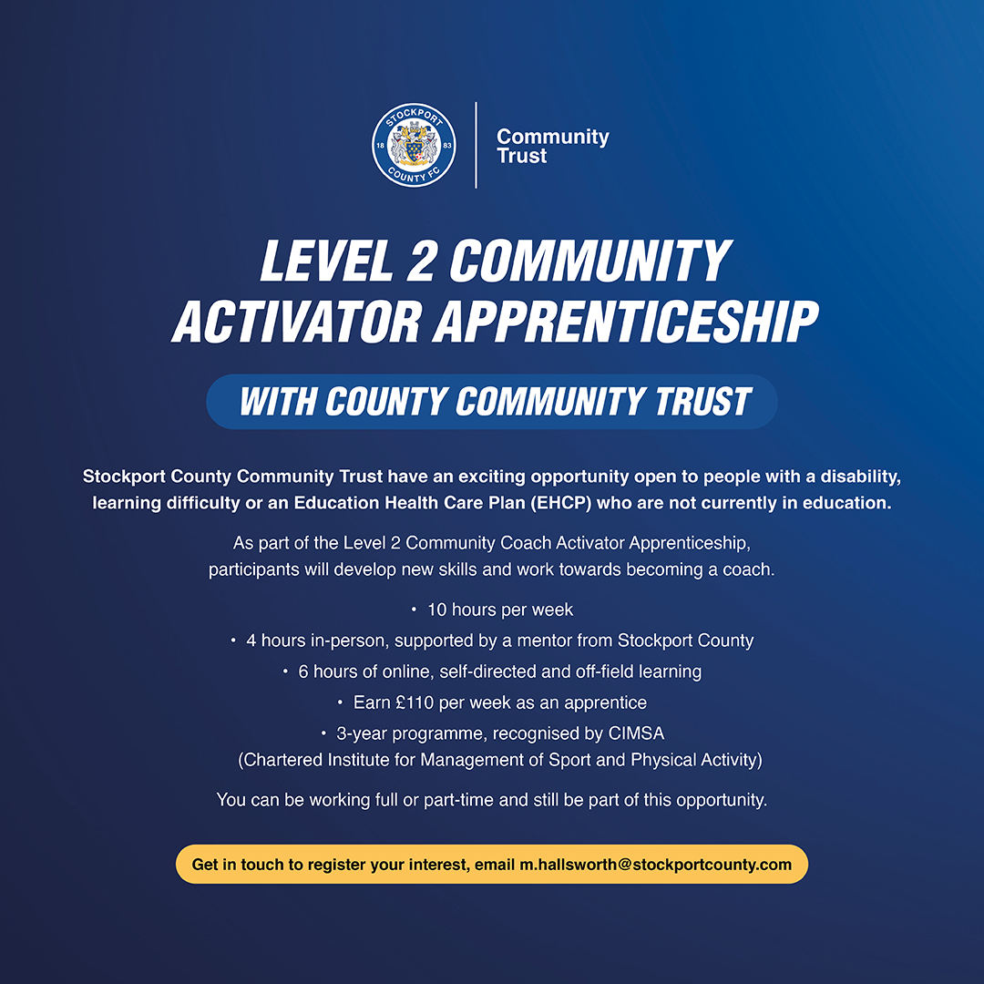 Stockport County Community Trust tweet media