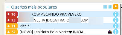 Quando que vcs vão fazer algo efeitivo para tirar esses quartos com literalmente CRIMES no top quartos do habbo mostrando para milhares de jogadores? <a href="/HabboPTBR/">Habbo PT/BR</a> <a href="/Habbo/">Habbo</a>
