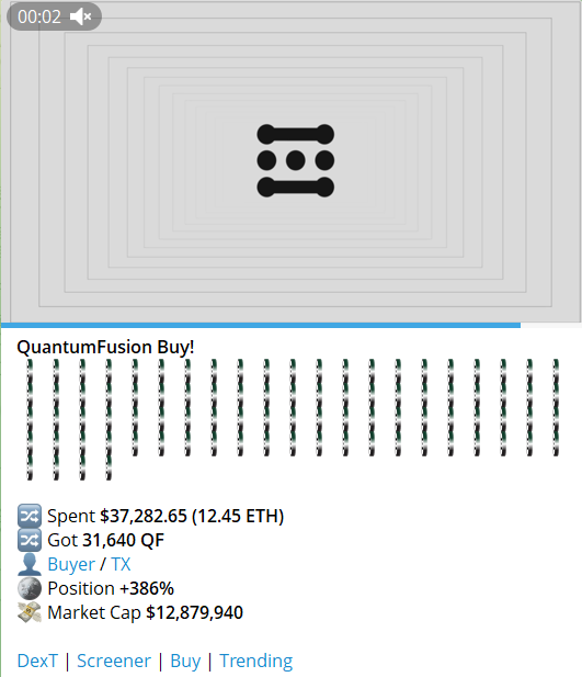 It took only one day to get another $37.000 buy order in on $QF. This is FOMO kicking in for mainnet in 6 days - 27th of January.

I wasn't joking that this is your chance to buy the next $SOL at $1. Up to you if you are going to miss it again...

So just to make it easy:

🚀