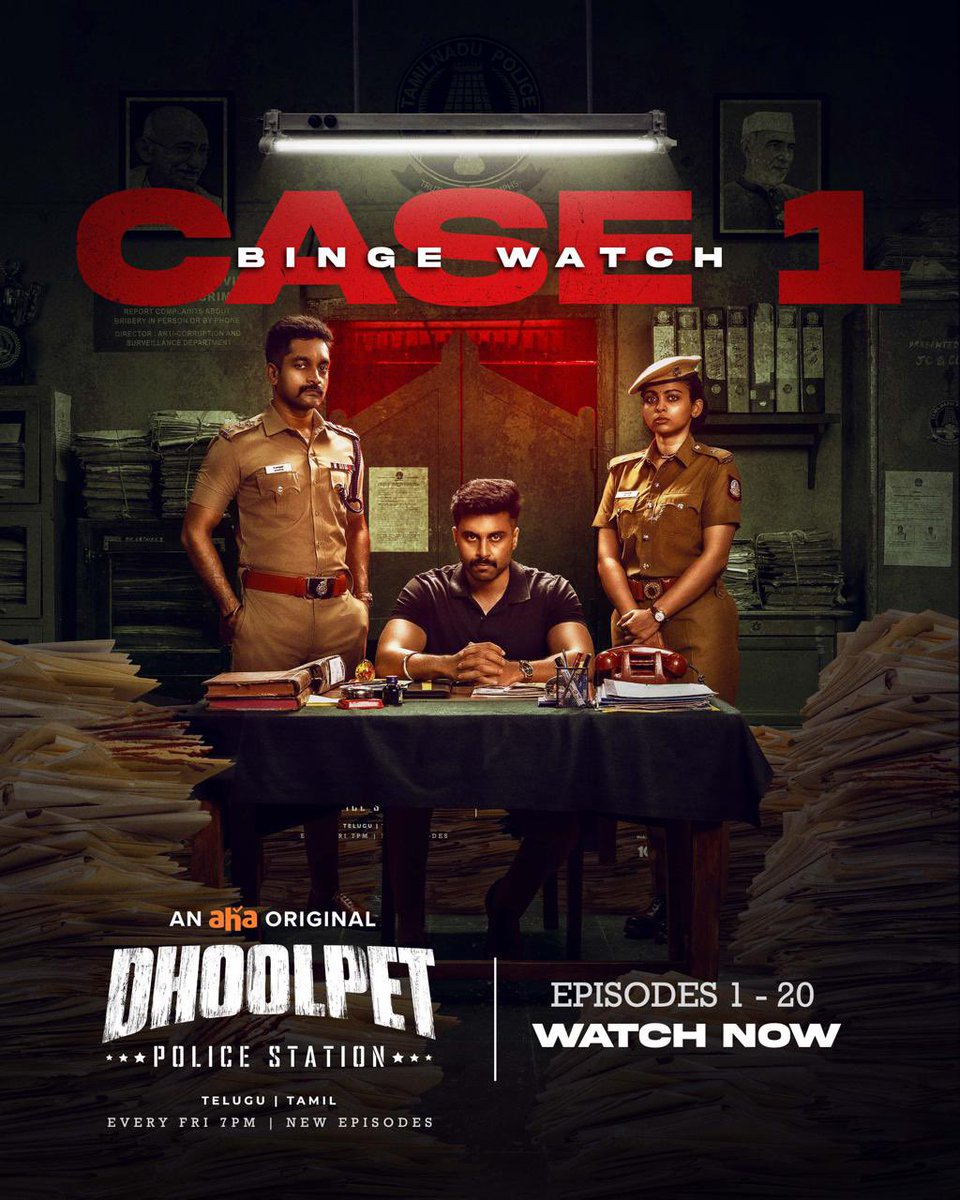 baraju_SuperHit's tweet image. Just finished watching #DhoolpetPoliceStation.
Case 1 wraps up with 20 gripping episodes, proving that strong storytelling and solid execution make all the difference. A truly unique crime thriller. Case 2 begins. 🔥