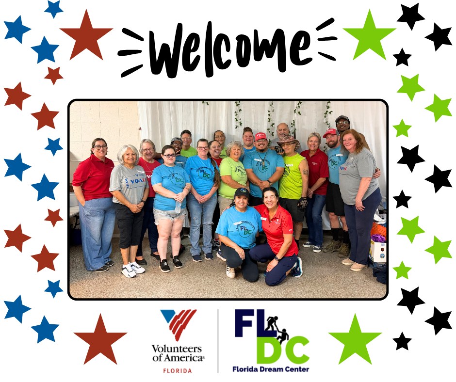 We’re thrilled to share that Florida Dream Center is joining the Volunteers of America of Florida family! 🎉

Together, we’re strengthening communities, expanding services, and serving individuals &amp; families across Pinellas County and beyond. 💙

#StrongerTogether #FaithInAction
