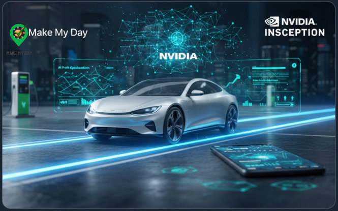 Big news! ⚡️ <a href="/Make_My_Day_App/">Make-My-Day</a>  is now part of the <a href="/nvidia/">NVIDIA</a> Inception program! We’re supercharging our AI-driven EV route planning and managed charging algorithms with world-class data model training. Faster, smarter, and greener journeys ahead. 🔋🚗✨ #EV #AI #NVIDIA #Startup