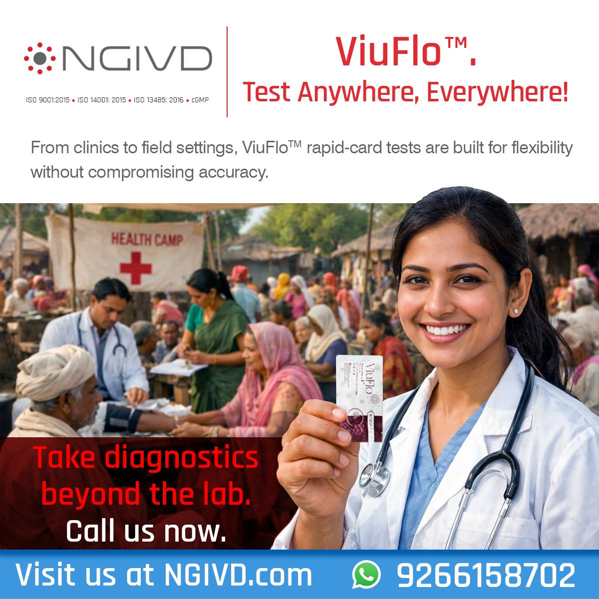 ngivd_'s tweet image. Bringing World-Class Diagnostics to the Last Mile.
Certified: ISO 9001, 14001, 13485, and cGMP compliant.
Help us take diagnostics beyond the lab.
📞9266158702 🌐 NGIVD.com
#DiagnosticLab #MedicalDistributor #HealthcareSupplyChain #MedTech #HospitalEquipment