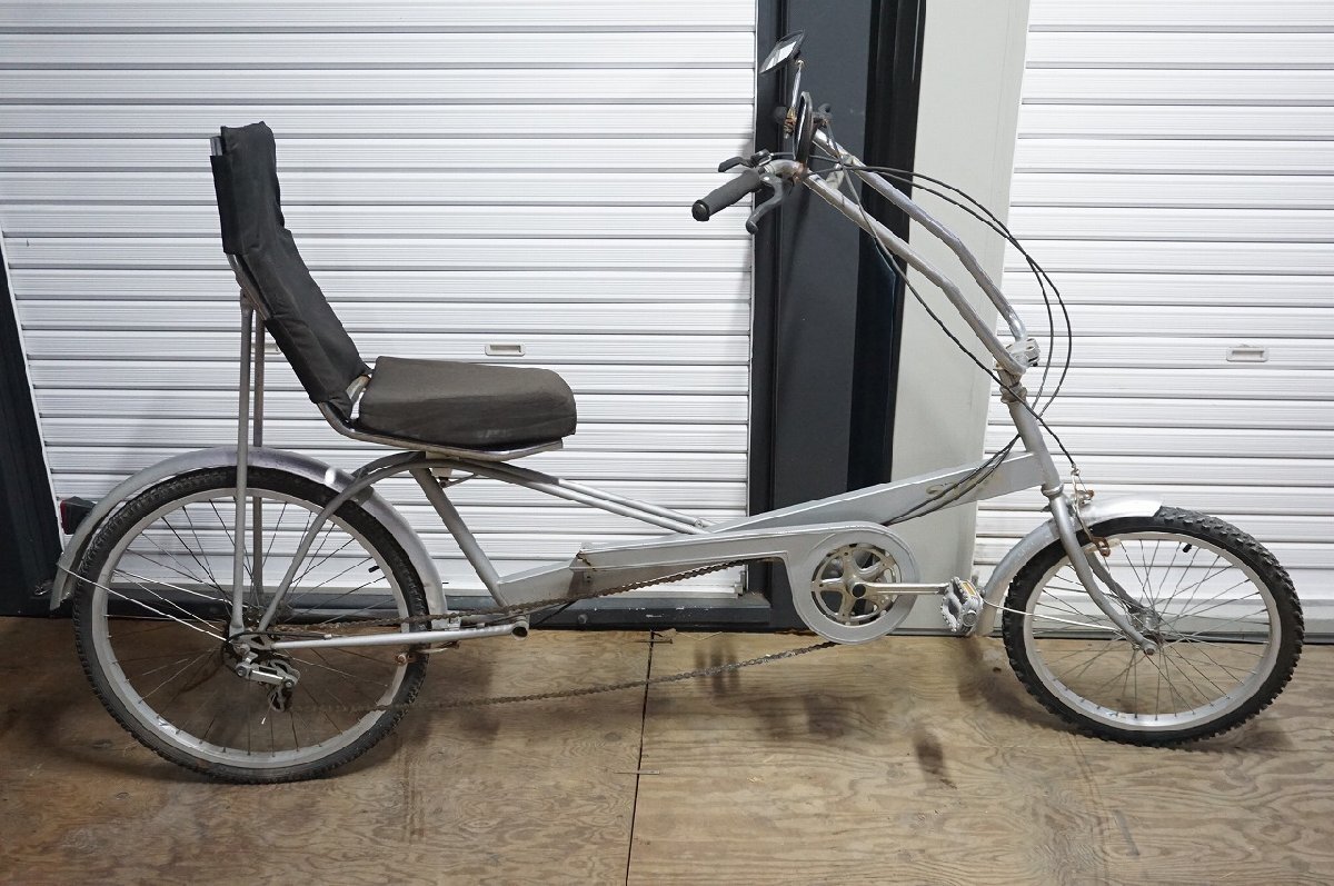 リカンベント自転車 STAR RECUMBENT 20インチ SK][A67889-ら] STAR RECUMBENT リカンベント自転車 全長約208cm 現在
