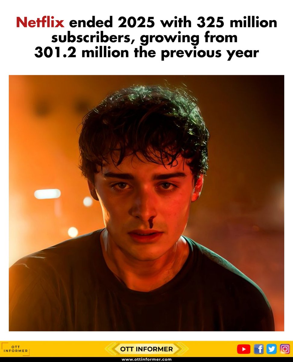 OTTInformer's tweet image. Netflix in 2025 🔥

#netflix #netflixoriginal #netflixandchill #NetflixAddict #ottinformer