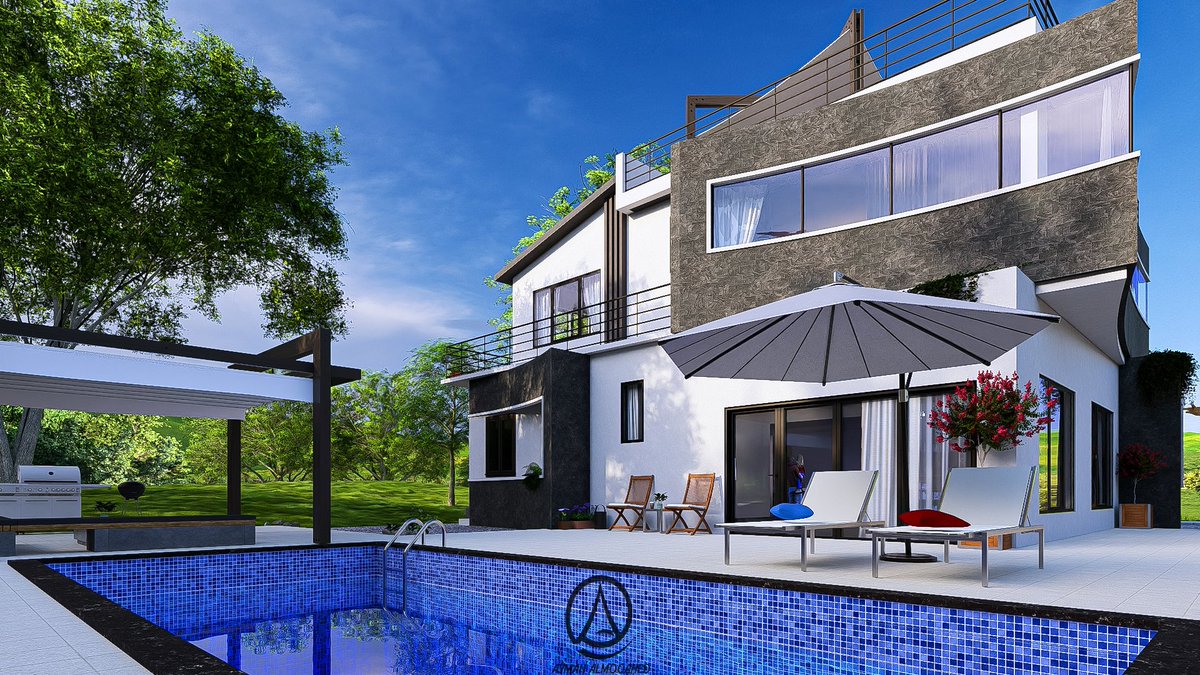 AlmojahedAyman's tweet photo. Modern residential architecture with a strong connection to nature. 

#ArchViz
#ModernArchitecture
#DesignConcept #design #interiordesign #architecturelovers #architecturedesign #architecturalphotography #architectureporn #archilovers #architects #architecturestudent https://t.co/aYxlfkGuSK