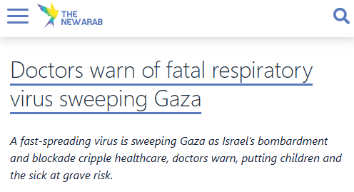 Israel is still firing on Gaza daily. They are still blocking food, medical aid, winter shelter and other cold weather supplies. They are demolishing the few homes still standing. Now a new disease is rampaging through Gaza. The world looked away but the genocide continues.