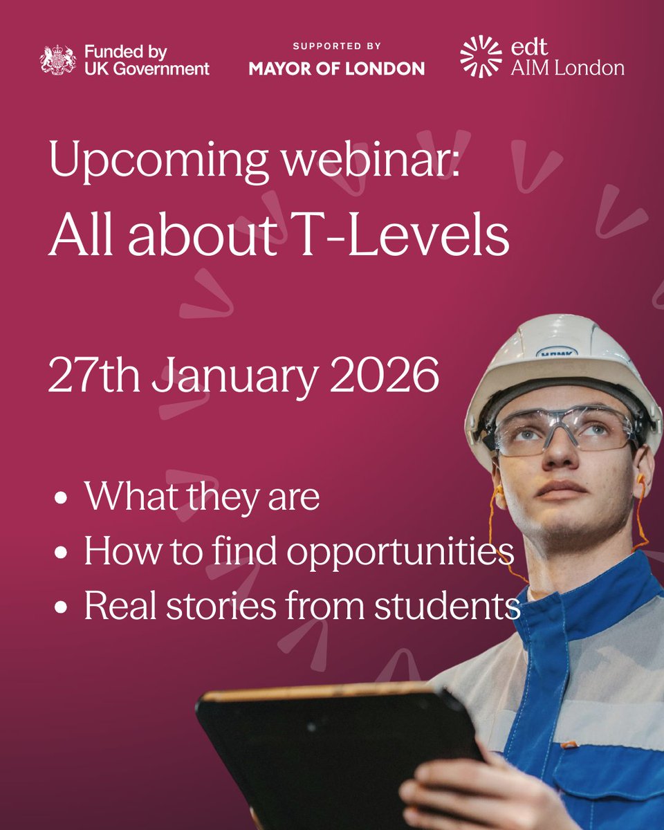 LLCareersHub's tweet photo. 📢 Upcoming Webinars with AIM.

Some great opportunities for students this term to support BM7.

Check out our Padlet and Hub newsletter for booking links! https://t.co/JD0ldO4Uxa
