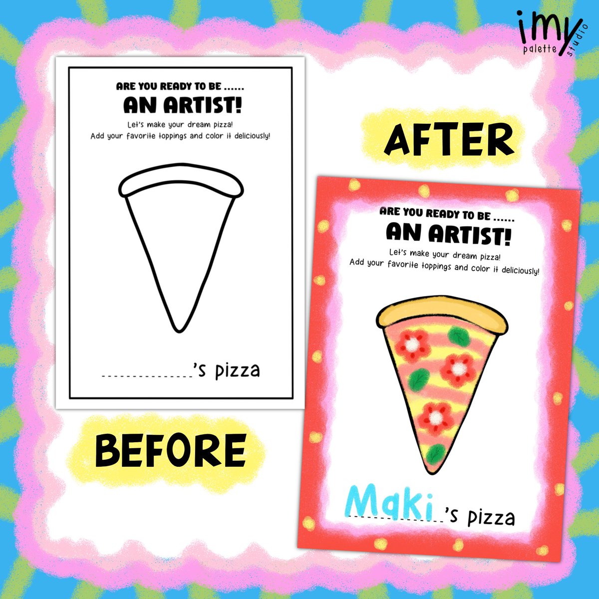 imypalettex's tweet photo. 🍕Fun coloring pages make learning enjoyable Preschool and Kindergarten kids✨

AVAILABLE TODAY ON TPT
🔗 https://t.co/NQWkzJvJaM

#TPT #imypalettestudio #EnjoyLearning #PreschoolLearning #KidsArt #ColoringPages #PrintableWorksheets https://t.co/GnDsmRvhOW