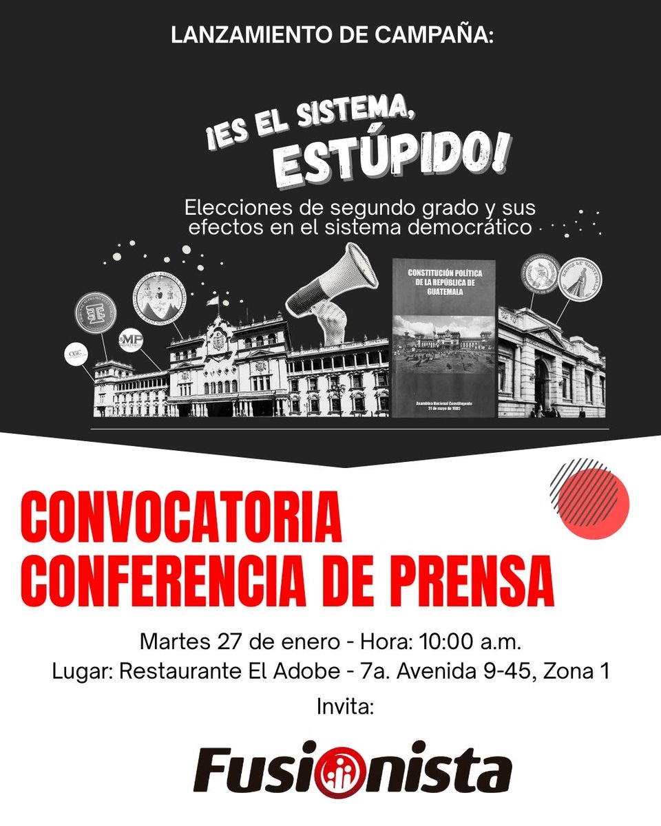 Familia5R's tweet photo. 🎙️Amigos de medios de comunicación, periodistas y formadores de opinión, cordialmente invitados a escuchar nuestro mensaje y propuesta. Su ingreso es gratuito, gracias por difundir la noticia y por confirmar su asistencia al https://t.co/fd7Xv1YqFW 🪧🔊 https://t.co/Zau8i5V7AL