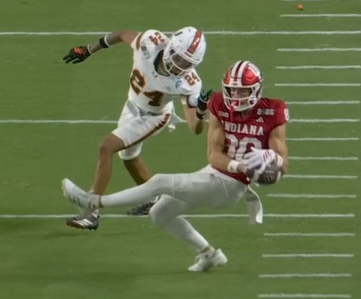 Since 'The Dive' is already being written down in the history books, I hope the amazing play by Charlie Becker that occurred 4 downs prior to the Mendoza dive doesn't get forgotten to time