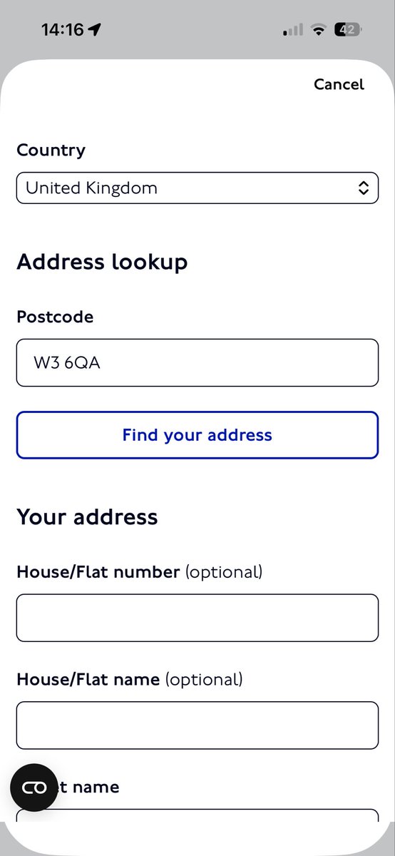 TrissLuz's tweet photo. @TfL , please can you explain why while registering an account on your system through the GO app it says house name and number optional but then requires me to put in house name or number to complete? https://t.co/UyjahcbaHp