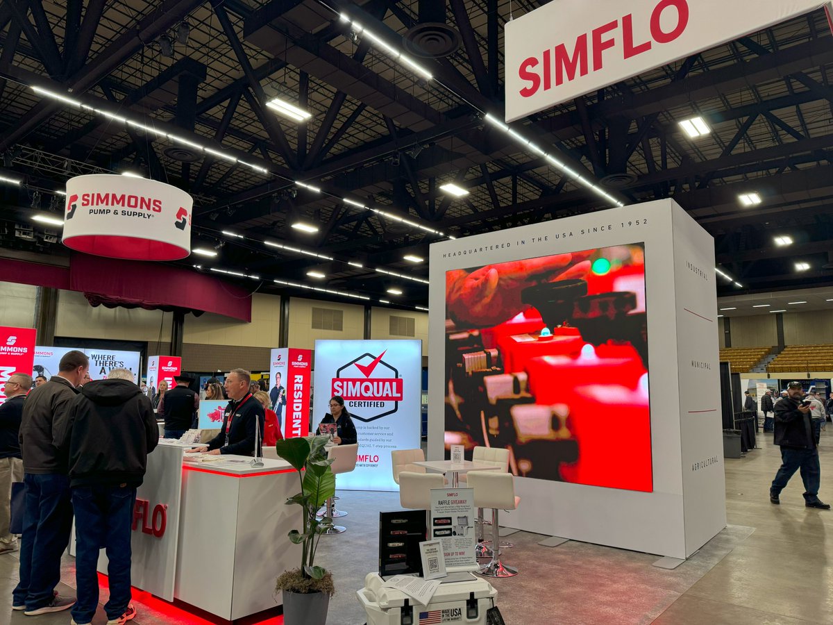 SimfloPump's tweet photo. ๐ฆThe 2026 TGWA Annual Convention is one week away, so here are some photos from the 2025 show. ๐The SIMFLO team is excited for a great time in San Marcos. Make sure to stop by booth #600 to visit about all things groundwater. #TGWA2026 #booth600 #ADifferenceYouCanClearlySee https://t.co/Xra9gSv26G