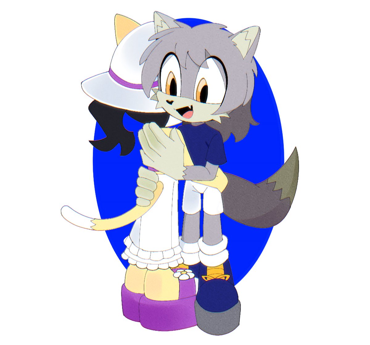 EOZ_2001's tweet image. (After a long day of showing the new kid around town and school, Brisa was happy to make a new friend) 

Brisa: bye Dimitri see you tomorrow 😊

Thanks again @Slivect_