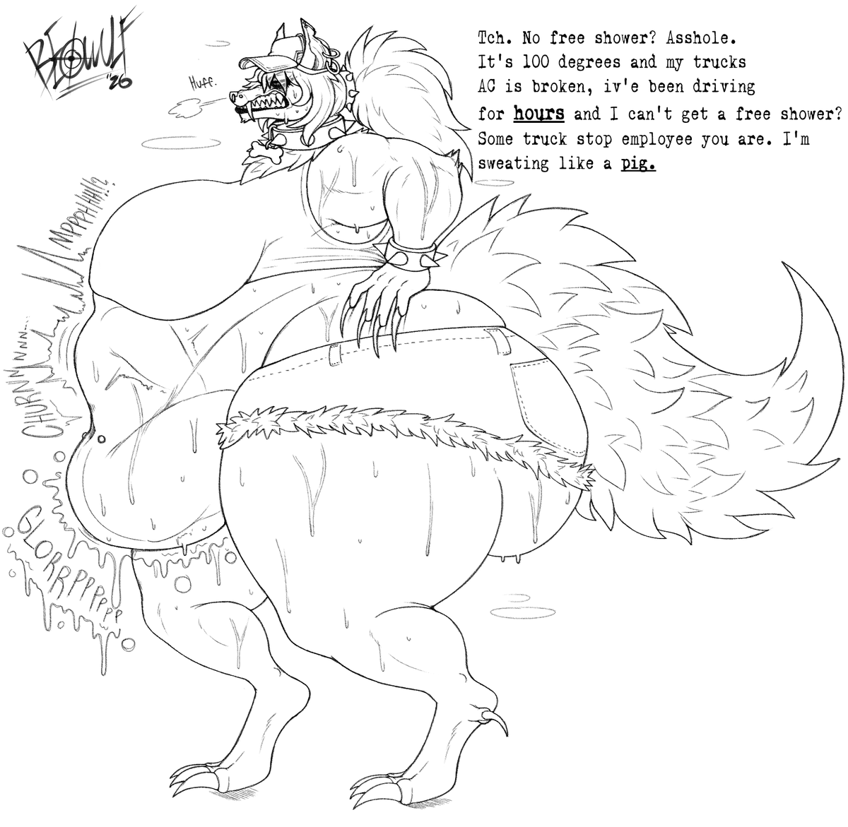 50BE0WULF's tweet photo. work for notsafeforsanity on FA 🚛 https://t.co/VKGxEHMKwb