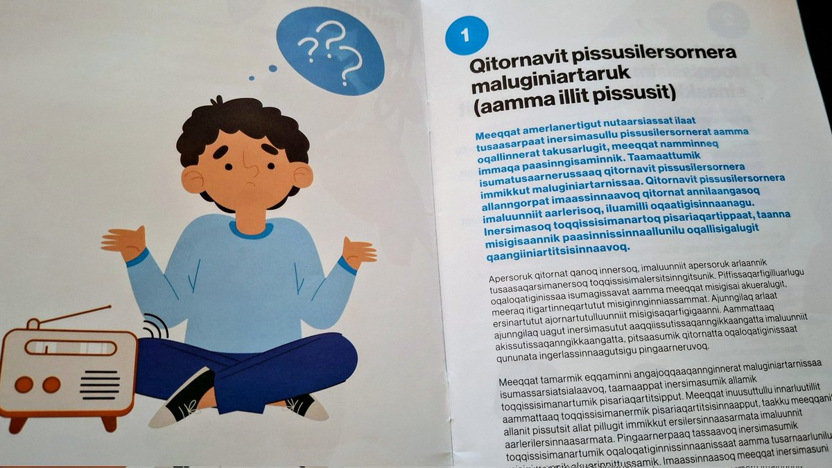 mariaeulate's tweet image. El gobierno groenlandés publica un manual de emergecia para 5 días dirigido a los ciudadanos: recomienda almacenar agua, comida, abrigo y tener una fuente de energía alternativa. #Groenlandia #kalaallitnunaat #Greenland