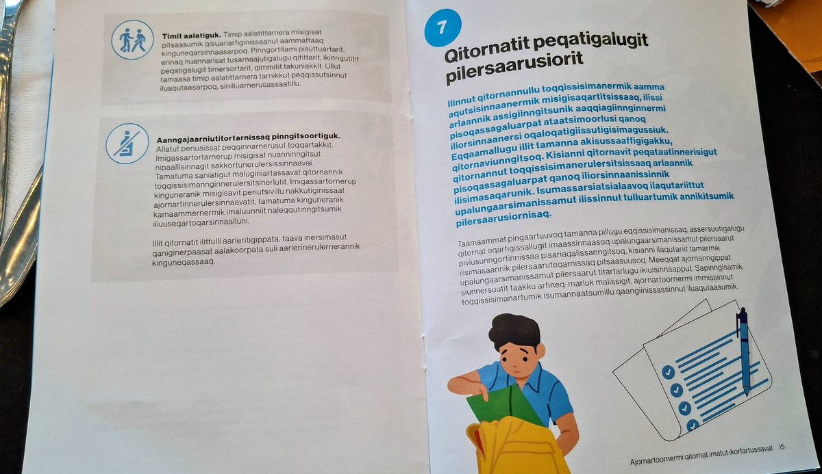 mariaeulate's tweet image. El gobierno groenlandés publica un manual de emergecia para 5 días dirigido a los ciudadanos: recomienda almacenar agua, comida, abrigo y tener una fuente de energía alternativa. #Groenlandia #kalaallitnunaat #Greenland