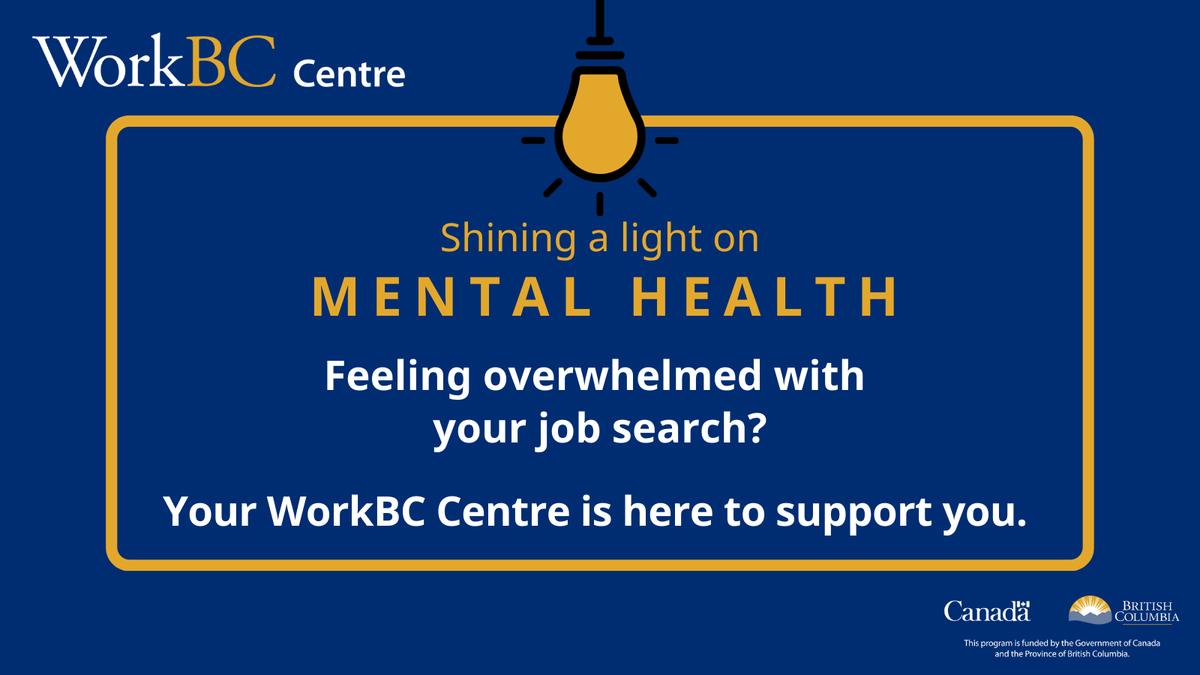 TerraceWorkbc's tweet photo. Looking for employment can leave you feeling overwhelmed. You are not alone. Our staff can help you navigate your job search. Contact us today.

#WorkBC #HereToHelp #WorkBCCentreTerrace https://t.co/Y8Dbib3y0g