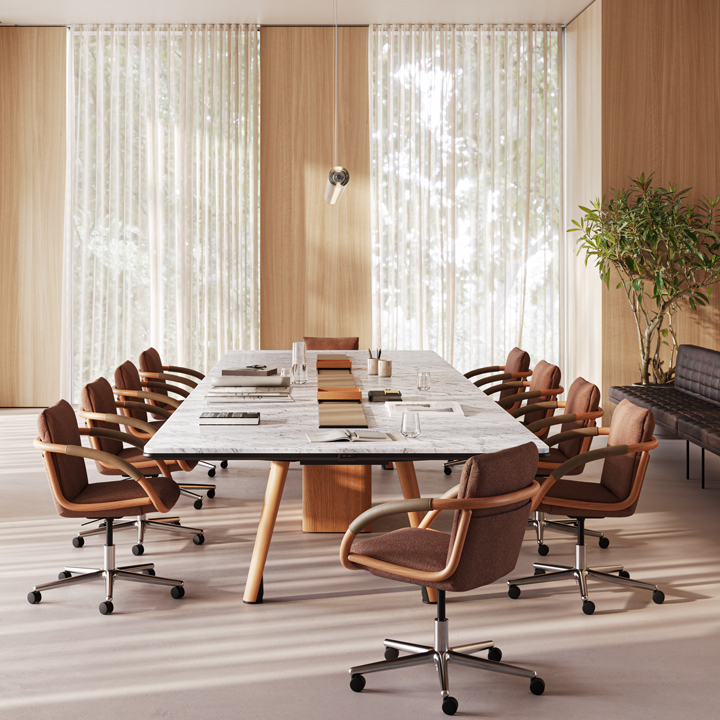 JohnAMarshallCo's tweet image. Beautiful, customizable, and tech-friendly: the Ascent Conference Table from DatesWeiser.  Check it out! ow.ly/5v3y50Y0IIk

#jamarshallco #datesweiser #millerknoll #conferencetables #officefurniture #workplacedesign #designinspo