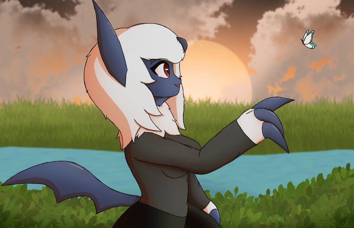 Just felt like drawing an absol today!