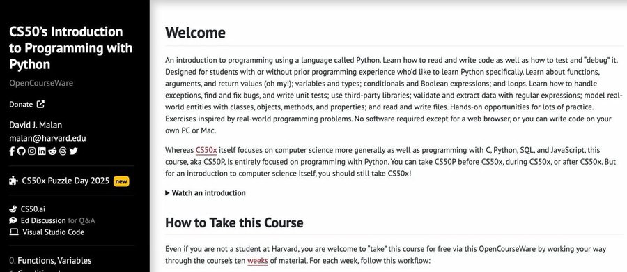 swapnakpanda's tweet photo. Learn Data Science for FREE in 2026
   - Harvard
   - Stanford
   - MIT
   - Microsoft
   - Google

1. Python
https://t.co/k736uziNxn

2. SQL
https://t.co/wAGNM50NQi

3. Excel
https://t.co/4lHYWKg3Ei

4. Power BI
https://t.co/mLGM3obE5N

5. Mathematics
https://t.co/fgQgIJqm7y

6. Data Analysis
https://t.co/dXkqHk6HMA

7. Data Science using Python
https://t.co/Ykp5MajuJq

8. Data Visualization
https://t.co/DkknCBRsC3

9. Machine Learning
https://t.co/5Qa2PdXDWC

10. Deep Learning
https://t.co/uexo9Vi37y

11. AI
https://t.co/6CXoj4mQwi

12. LLM
https://t.co/ObT406fieo

13. Generative AI
https://t.co/hgJ1GVtiZ8