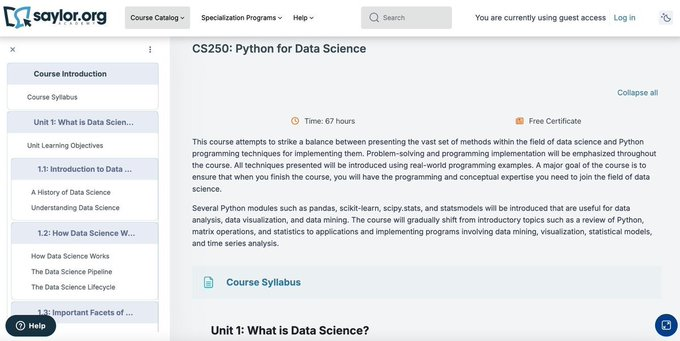 swapnakpanda's tweet photo. Learn Data Science for FREE in 2026
   - Harvard
   - Stanford
   - MIT
   - Microsoft
   - Google

1. Python
https://t.co/k736uziNxn

2. SQL
https://t.co/wAGNM50NQi

3. Excel
https://t.co/4lHYWKg3Ei

4. Power BI
https://t.co/mLGM3obE5N

5. Mathematics
https://t.co/fgQgIJqm7y

6. Data Analysis
https://t.co/dXkqHk6HMA

7. Data Science using Python
https://t.co/Ykp5MajuJq

8. Data Visualization
https://t.co/DkknCBRsC3

9. Machine Learning
https://t.co/5Qa2PdXDWC

10. Deep Learning
https://t.co/uexo9Vi37y

11. AI
https://t.co/6CXoj4mQwi

12. LLM
https://t.co/ObT406fieo

13. Generative AI
https://t.co/hgJ1GVtiZ8