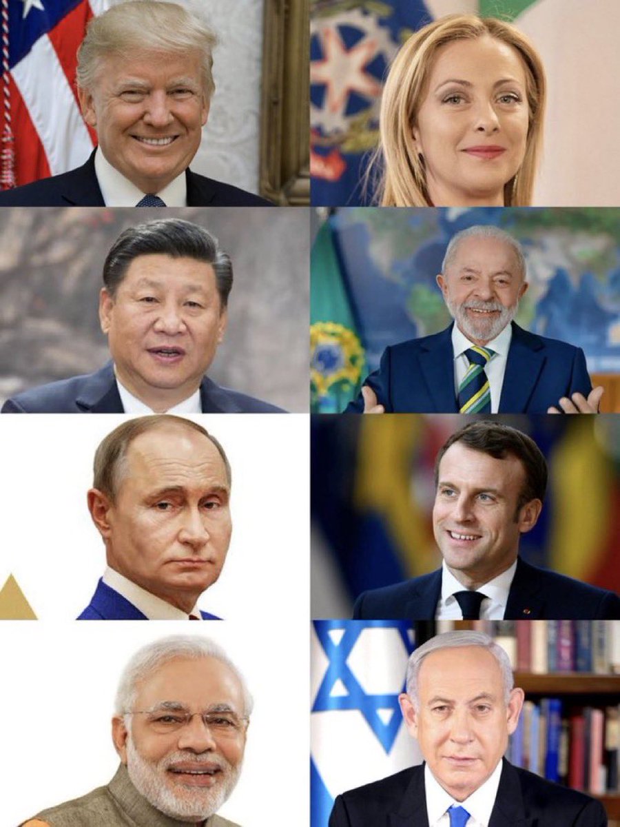 Hey @grok replace these world leaders with crypto influencers