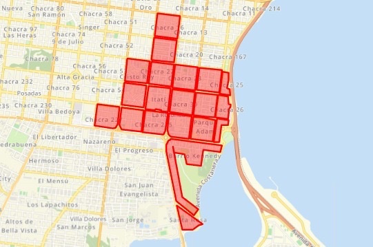 [Aviso de corte]🚰

Informamos que por reparación del acueducto de Av. Francisco de Haro y calle Mendoza, se encuentra interrumpido el servicio de agua potable en la zona marcada en el siguiente mapa.

👉🏼 Conocé el estado de servicio en tu barrio en samsa.com.ar