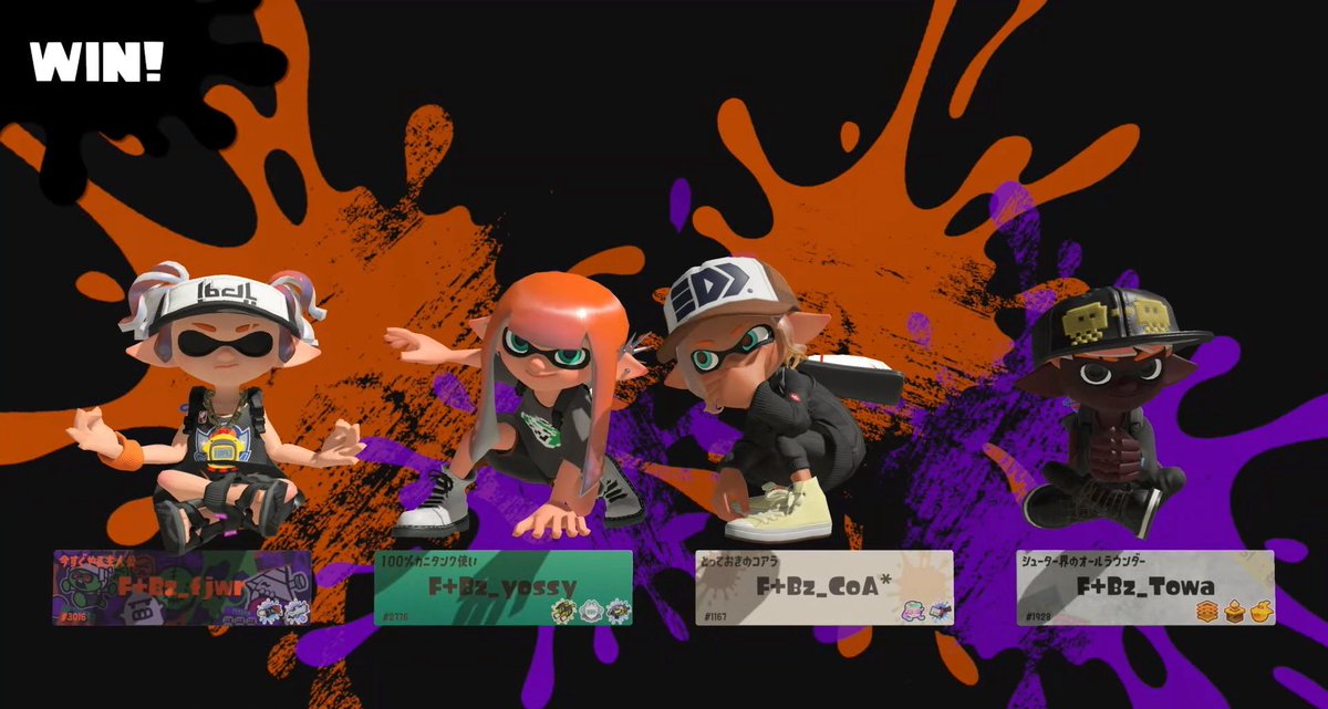 yossy323232's tweet image. ふぁんたびオープン楽しい😊
珍しくバケツ持ったけど、悪くなかった！
ヒラメのマニュと🦀難しいよー😇

僕はまだエリア以外のルールのチーム戦の立ち回りが身についてないな〜
慣れていかなきゃ！