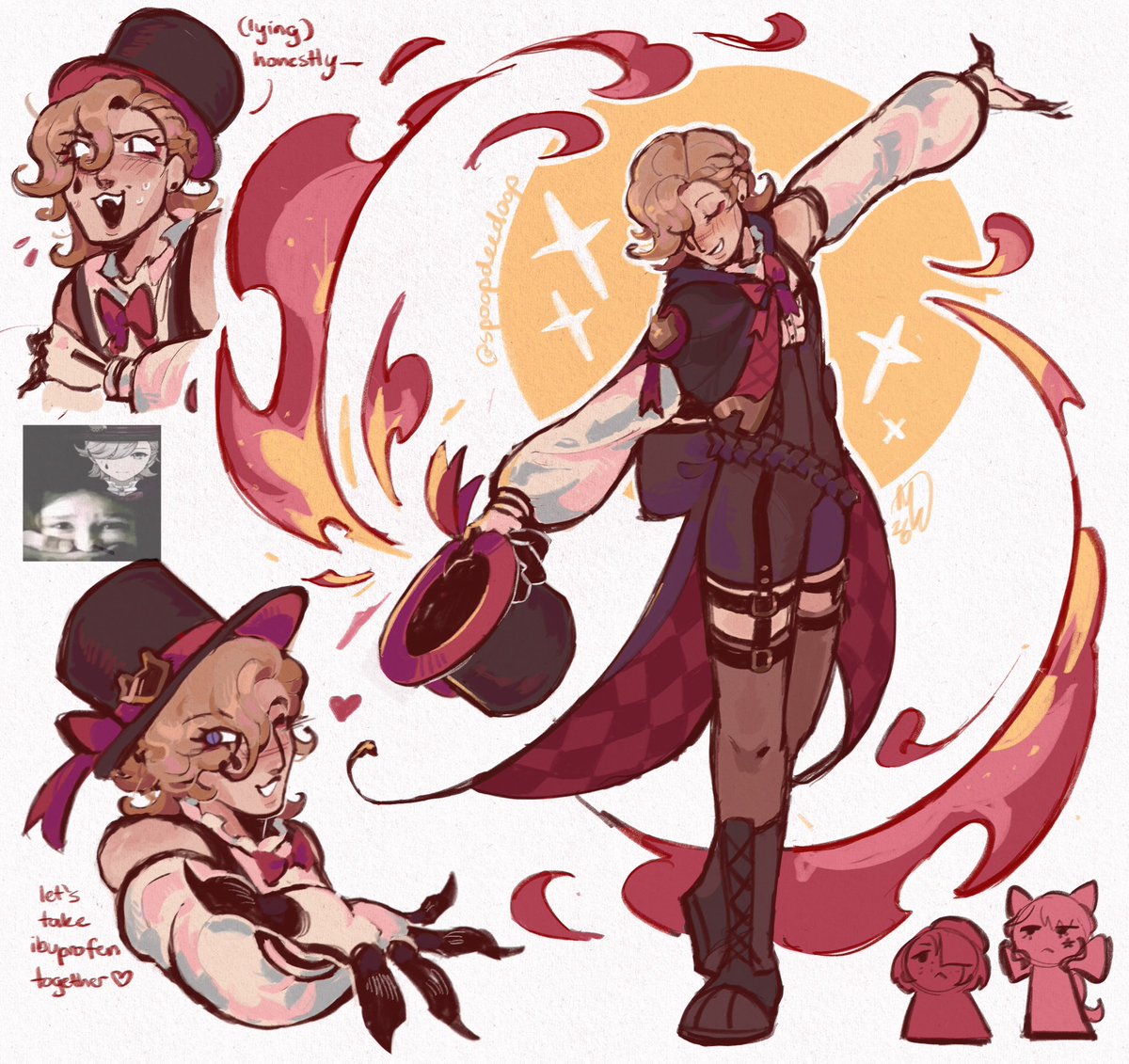 for my next trick i’ll need two cups of dirt and a worm

#lyney #genshinimpact