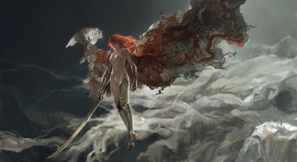 ArtStationHQ_'s tweet image. #FanArt │Elden Ring ― "A Moment Before the Bloom" 🔥⚔️

Artist: @Dino_illus