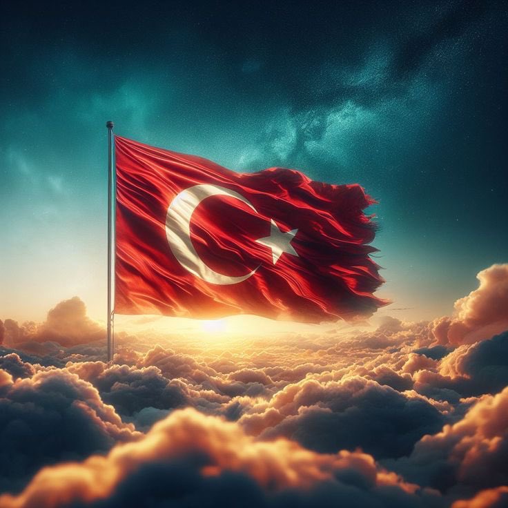 Bir hilal uğruna doğar, yaşar, ölür bu yürek,
Ay yıldız gölgesinde bulur huzuru direk.
Vatan demek dua demek, emek demek, iman,
Bu bayrakla tamamlanır bizde insan olmak gerek 
#Bayrak #Vatan