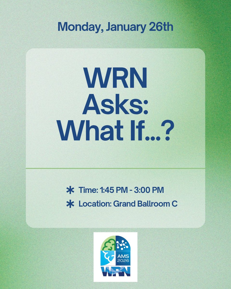 AMS | 14th Weather Ready Nation Symposium tweet media