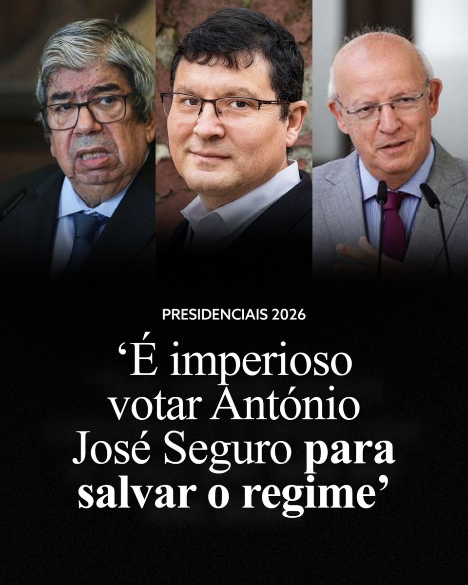 Claro, a tralha do sistema quer-se salvar a si própria! Mas serão os portugueses a decidir!