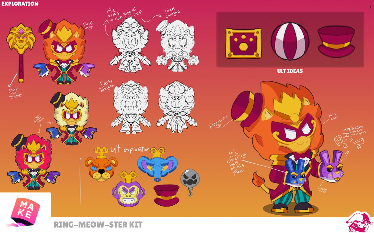 -Ring-Meow-Ster Kit 🦁🎪 
(3/8)
make.supercell.com/en/creation/ri…
#supercellmake #BrawlStarsArt #brawlstars