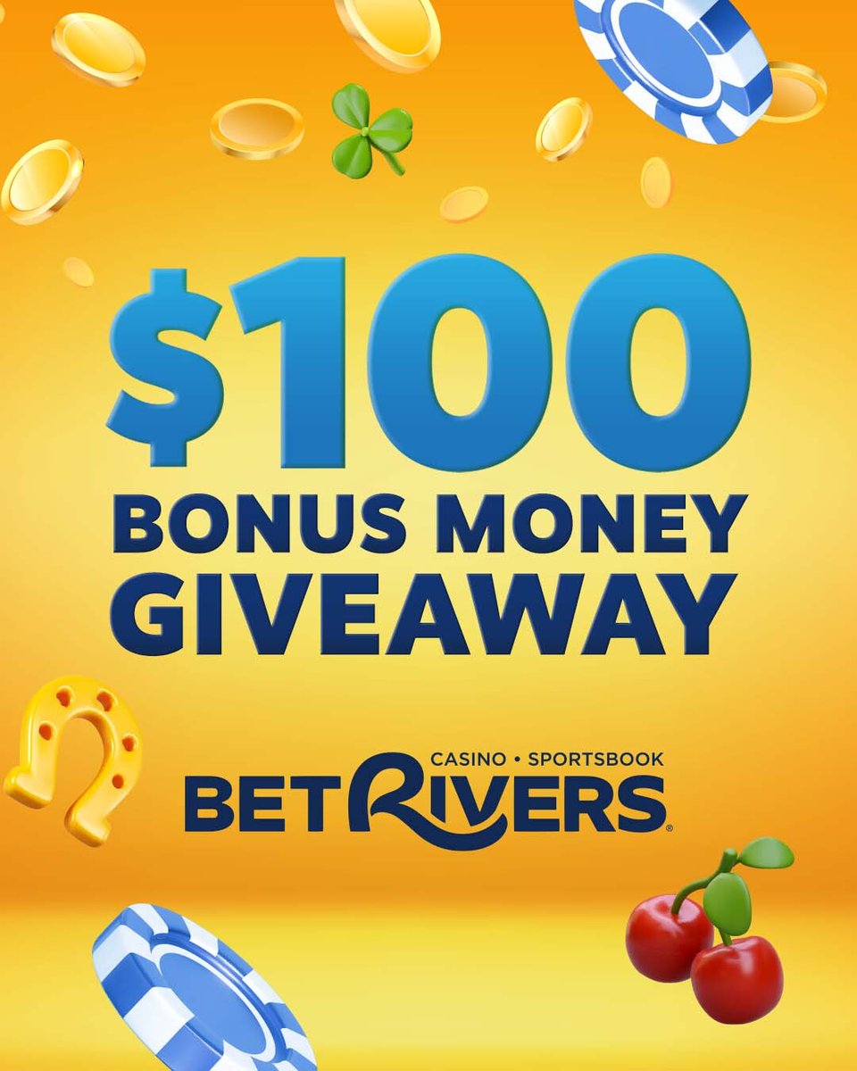 BetRiversCasino's tweet image. 💰 $100 BONUS MONEY X GIVEAWAY 💰

One lucky player will win $100 in 1X Bonus Money!⁣⁣⁣⁣⁣⁣⁣⁣⁣⁣

1️⃣ Follow @BetRiversCasino
2️⃣ Repost
3️⃣ Tag a friend

Giveaway closes Jan 25, 2026.

🏆 Winner will be randomly selected within 3 business days after giveaway closes.…