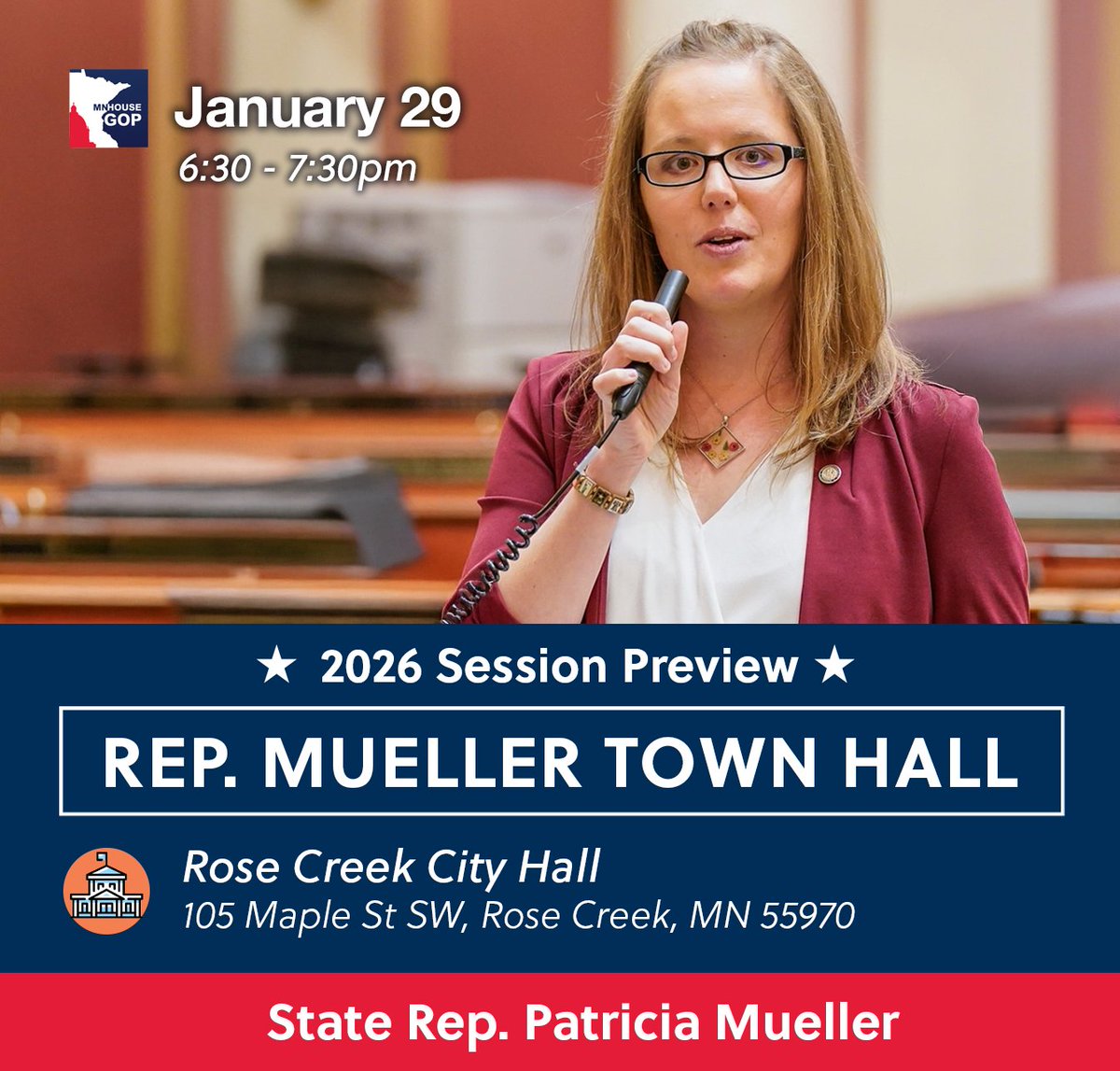 Representative Patricia Mueller tweet media