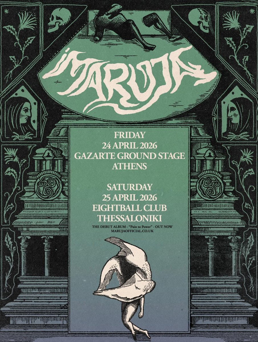 Maruja_Band's tweet photo. Greece, we can not wait to return 💣

Athens &amp; Thessaloniki we will see you in April 🧞‍♀️

Tickets are on-sale now: https://t.co/b55R5fIyVp

📸 cal.moores https://t.co/S4D5XsV4Pm
