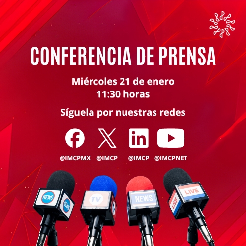 📢 Los esperamos a las 11:30 a.m. en nuestra Conferencia de Prensa Mensual.
Será un espacio para compartir los avances, retos y temas clave para nuestra profesión.
Sigue la transmisión a través de las redes oficiales del IMCP.

#IMCP #ContaduríaAlServicioDeLaSociedad 🫡