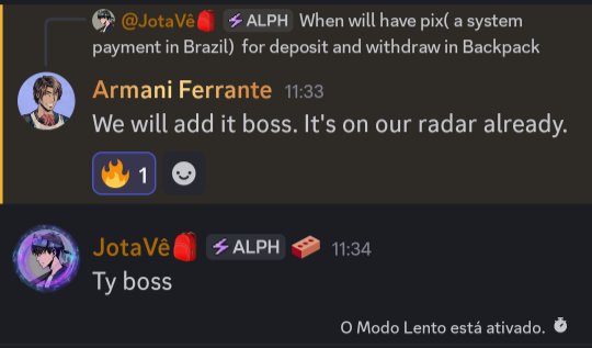 Jota_Ve69's tweet image. Teremos o sistema de pagamento PIX na @Backpack . O usuário comum  não quer mandar dinheiro para uma exchange, depois mandar para uma carteira para aí sim mandar para Backpack, ele quer praticidade e a Backpack já está de olho nisso. O mercado BR é gigante! Backpack on TOP 🎒🧱