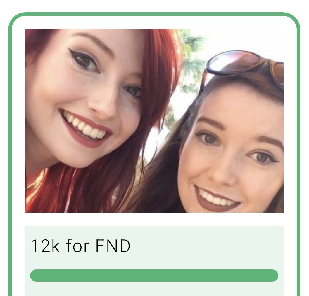 FndIreland's tweet photo. A massive THANK YOU to Kristi for running 12k for FND in December to highlight the impact of #FND on her brave little sister and raise vital funds for #FNDIreland.
We are so grateful for all your support to help us grow our services to reach the #FNDCommunity in Ireland.💚🧡 https://t.co/eMS5UeyDPc