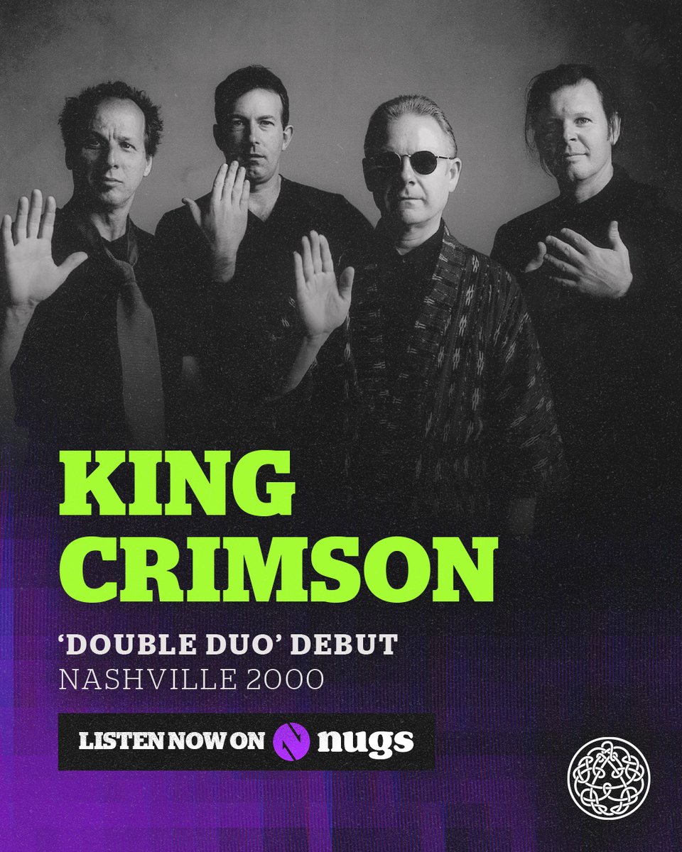 frippofficial's tweet image. The four club shows from May of 2000 at 12th &amp;amp; Porter in Nashville are now streaming on @nugsnet - the first shows by the Double Duo lineup, warming up for tours across Europe, Japan, and North America in support of the 'ConstruKction of Light' album: nugs.net/kingcrimson