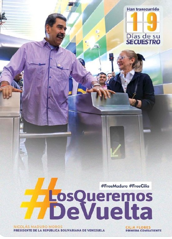 Desde el Pueblo Humilde y de a Pie exigimos a los EEUU sean liberados Nicolás y Cilia.

#LosQueremosDeVuelta
#FreeNicólasAndCilia