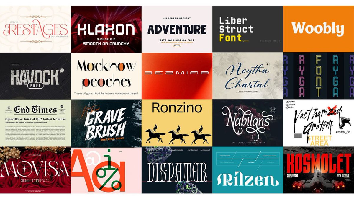 FOnt O'Clock! 6       

Upgrade your designs with these sleek fonts!         

To get the link:    
follow, Like, retweet, and comment "FONT"   

Sending it via DM